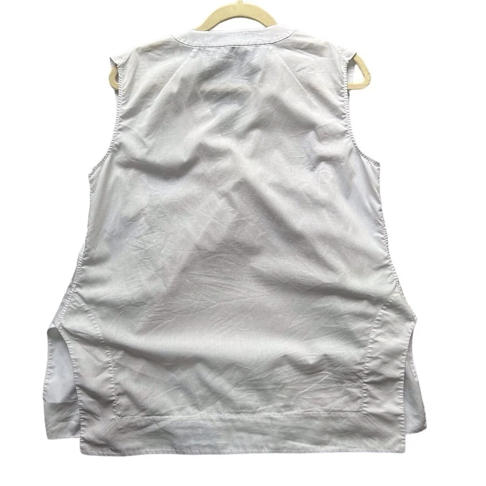 White Sachs Cotton Top, Size 10, M/L